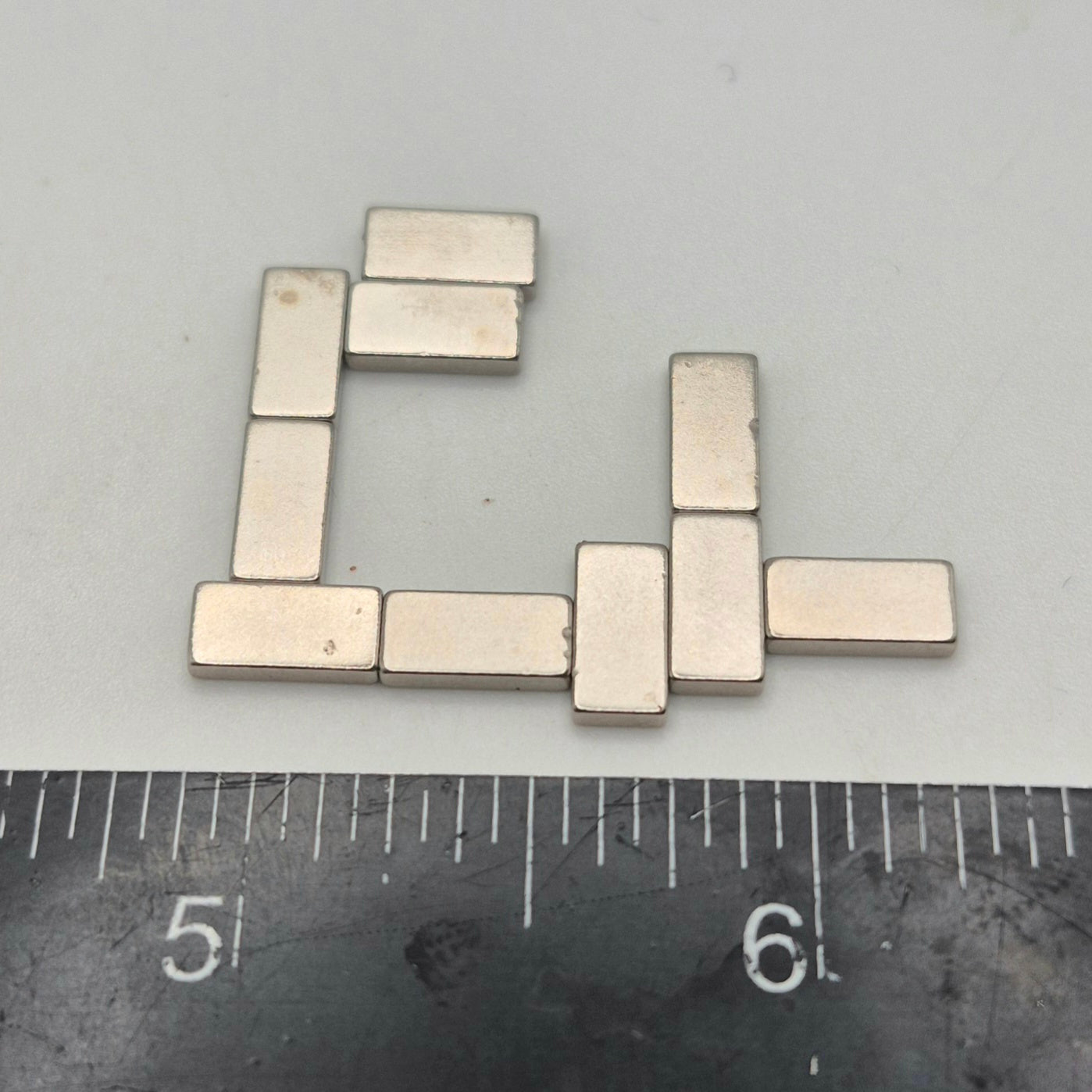 Magnets - Package of 10 - 3/8" x 3/16" x1/16"
