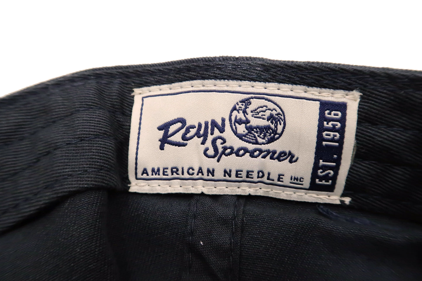Reyn Spooner Cap THE MAUKA HAT Men's Classic Cotton Twill Hat with Embroidered Patch A000150221 502-A0001 Navy