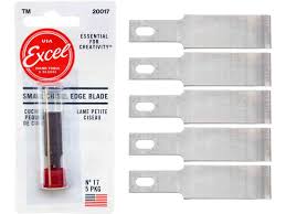 Excel Small Chisel Edge Blade - Package of 5