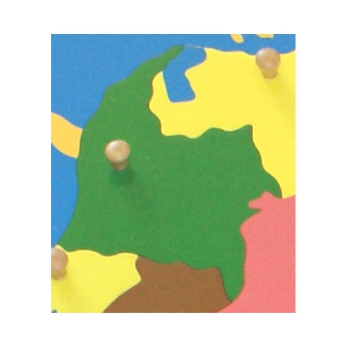 Colombia - Puzzle Piece of South America (Wood Knob)
