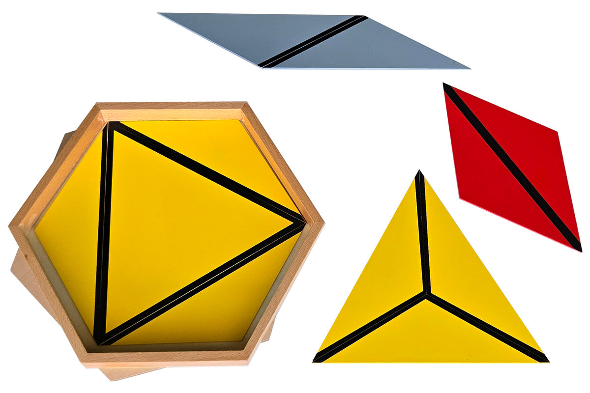 Constructive Triangles - Large Hexagonal Box