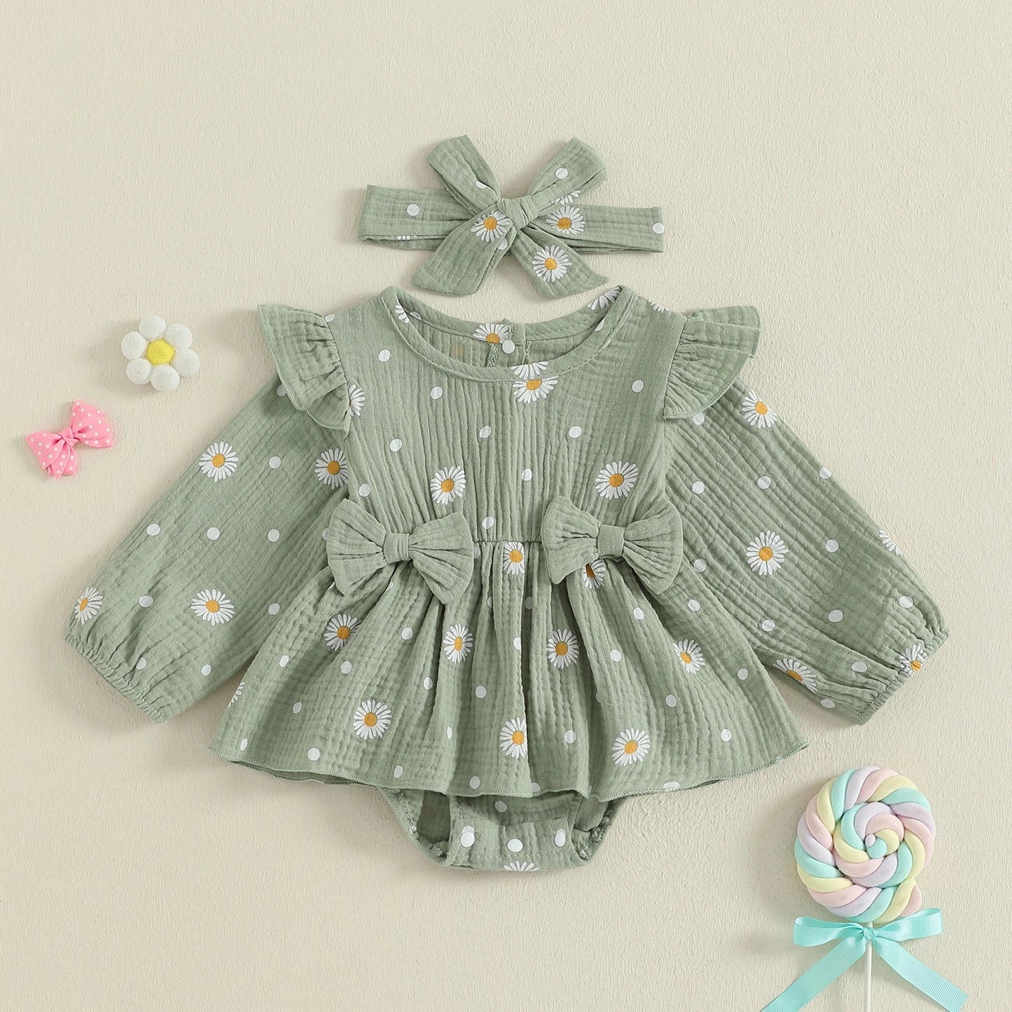 DAISIES Muslin Romper Dress
