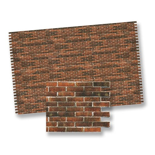 Brick Paper - Antique Brick (Dark Colour) - 1/12 Scale Miniature