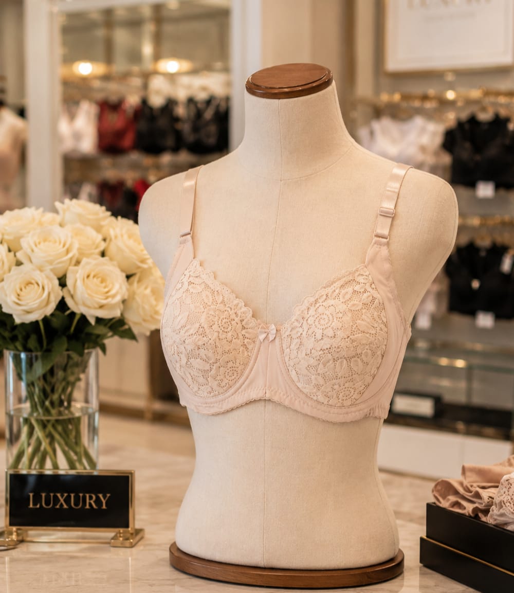 Patty Beige Lace Cup Bra