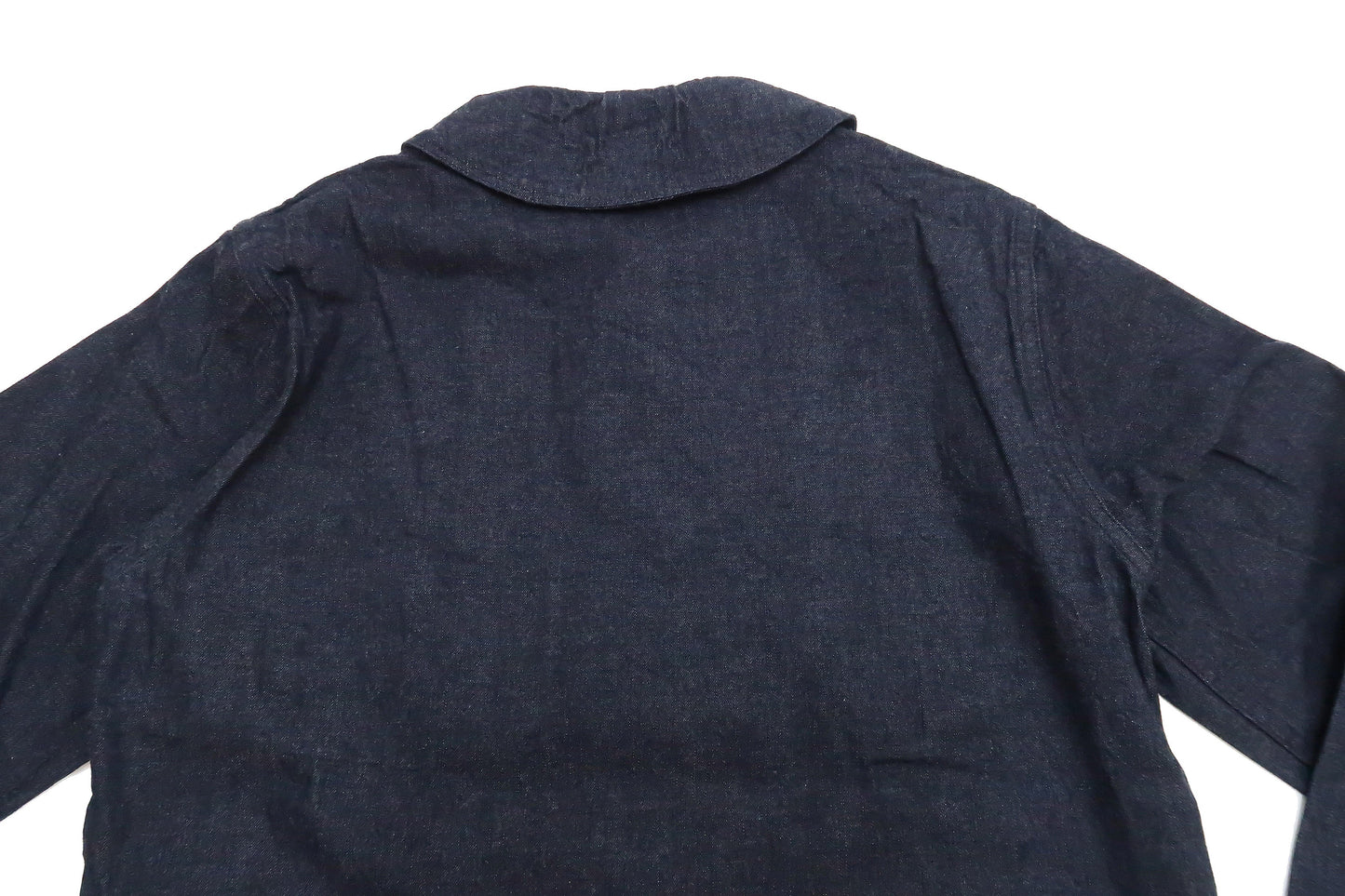 Buzz Rickson Shawl Collar Denim Jacket Men's Reproduction of US Navy Dungaree Jumper BR12744
