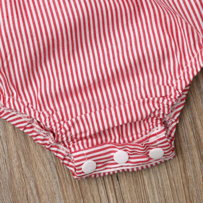 MARLY Bowtie Romper with Headband