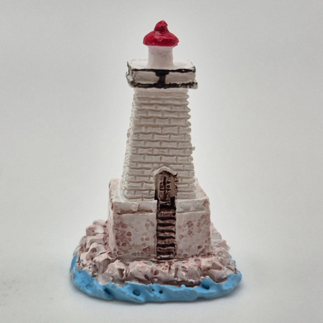 Miniature Lighthouse for Decor - 1/12 Scale Dollhouse Miniature