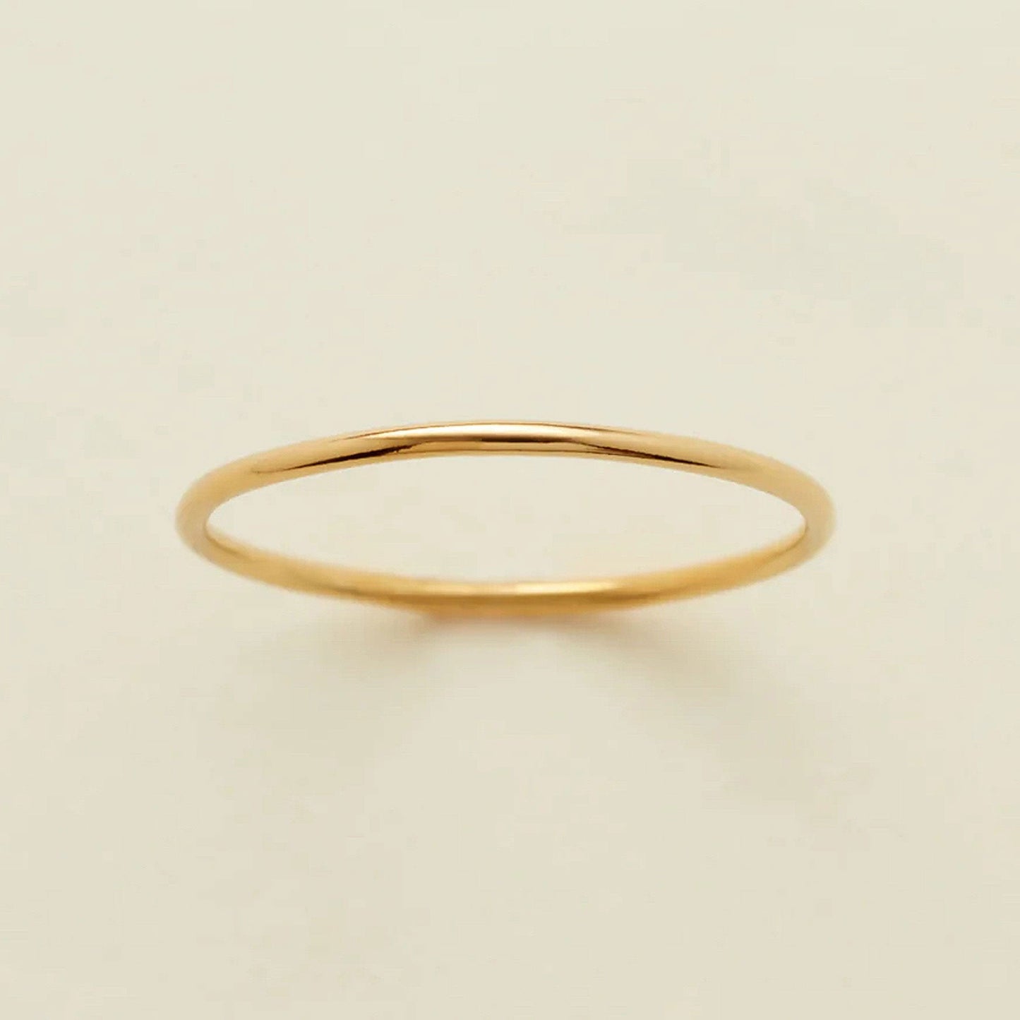 14k Round Stacking Ring