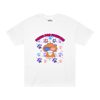 'Paws for Freedom' Unisex Classic Tee - Celebrate Pets & Patriotism