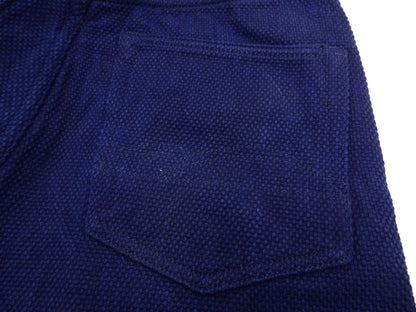 Studio D'Artisan Deep Indigo Selvedge Sashiko Jeans - 14 oz - Regular Straight - Button Fly - Made in Japan (SDA 1907 One Wash)