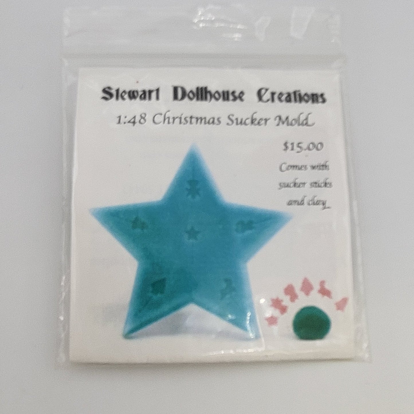 1/48 Scale Christmas Sucker Mold by Stewart Dollhouse Creations