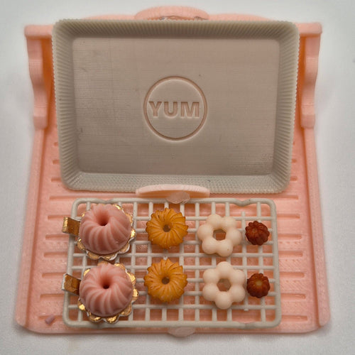 Dessert Tray - 3D Printed Kit - Ivette Orellana - 1/12 Scale Dollhouse Miniature