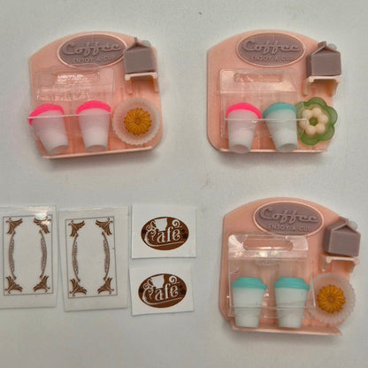 Coffee Cups with Sweet - 3D Printed Kit - Ivette Orellana - 1/12 Scale Dollhouse Miniature