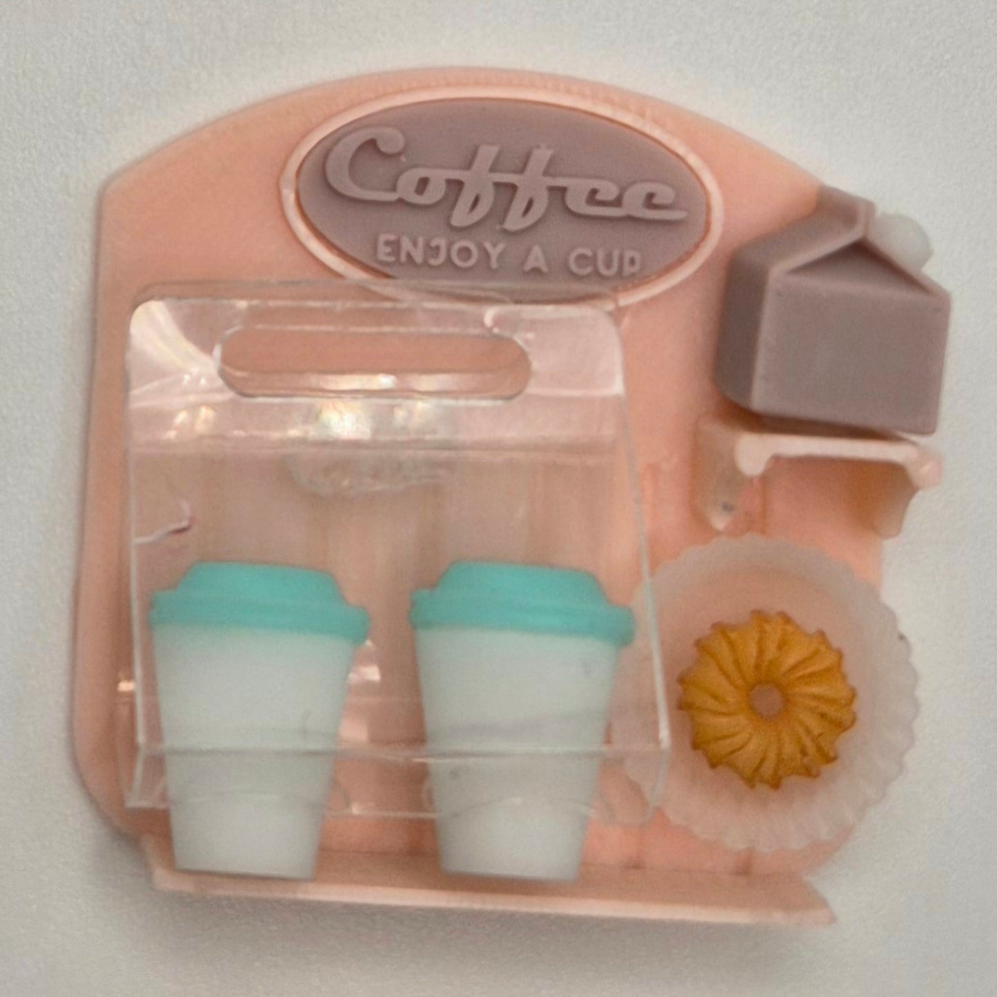 Coffee Cups with Sweet - 3D Printed Kit - Ivette Orellana - 1/12 Scale Dollhouse Miniature