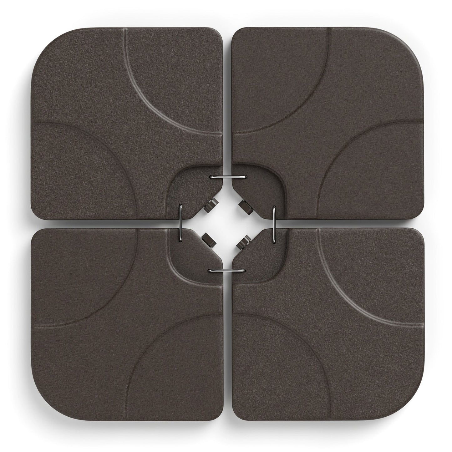 20 Inch Patio Offset Water Filled Plate Umbrella Base Sand