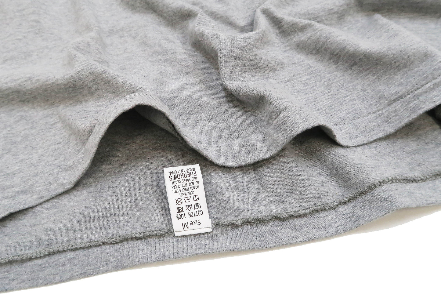 Pherrows 2-Pack T-shirts Men's Pack of two T-shirts Plain Solid Color Lightweight Short Sleeve Loopwheel Tee Pherrow's 2PACK-TEE Heather-Gray