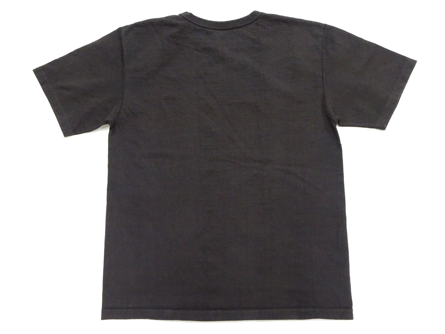 Studio D'artisan Plain T-Shirt Made from Heavyweight Loopwheeled Jersey Fabric Men's Tsuri-Ami Short Sleeve Tee 9913 Charcoal Black (Faded Black)
