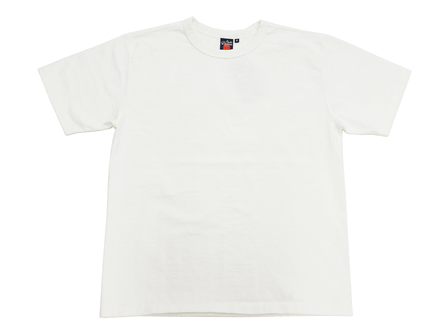 Studio D'artisan Plain T-Shirt Made from Heavyweight Loopwheeled Jersey Fabric Men's Tsuri-Ami Short Sleeve Tee 9913 Off-White