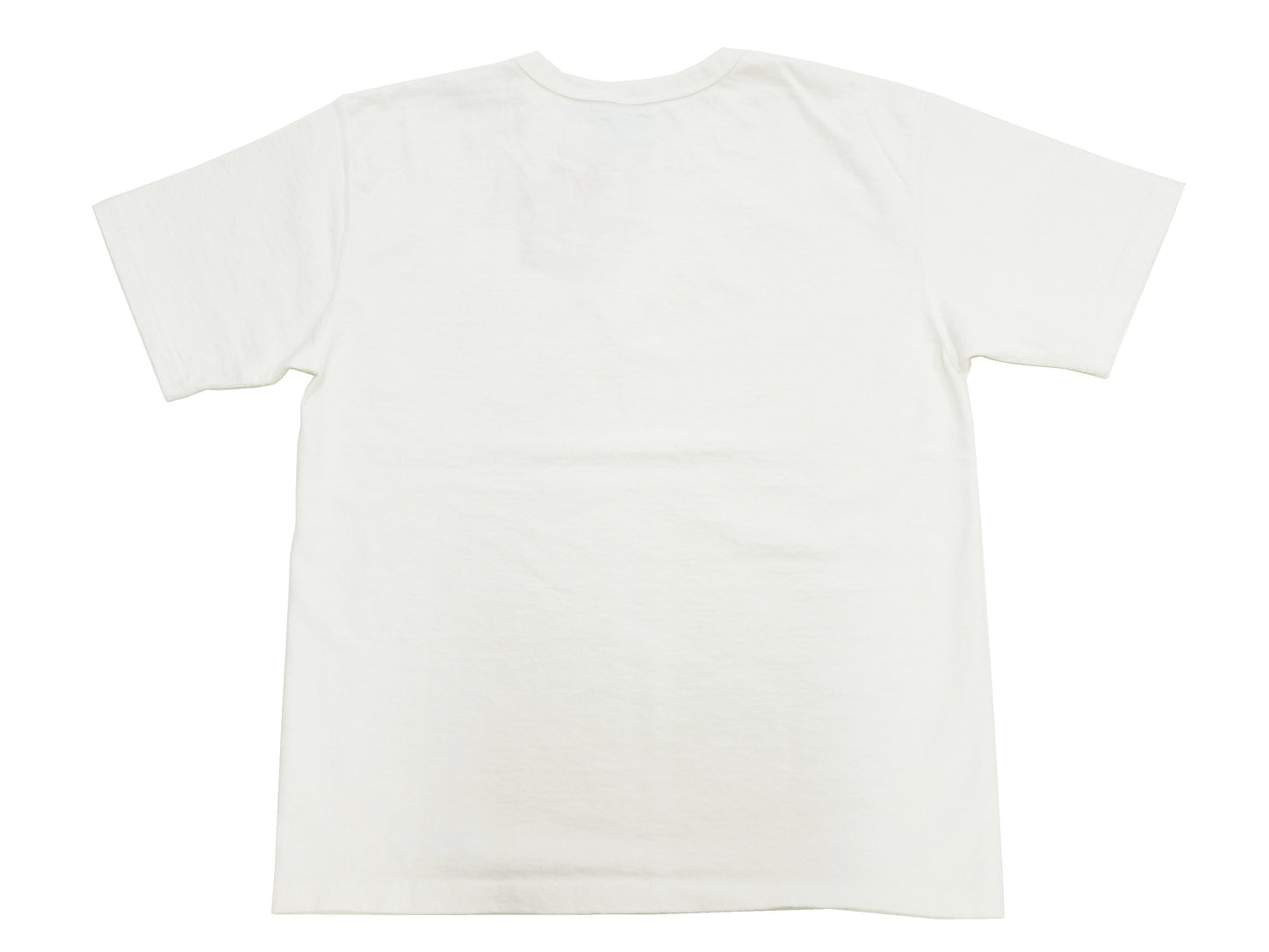 Studio D'artisan Plain T-Shirt Made from Heavyweight Loopwheeled Jersey Fabric Men's Tsuri-Ami Short Sleeve Tee 9913 Off-White
