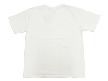 Studio D'artisan Plain T-Shirt Made from Heavyweight Loopwheeled Jersey Fabric Men's Tsuri-Ami Short Sleeve Tee 9913 Off-White