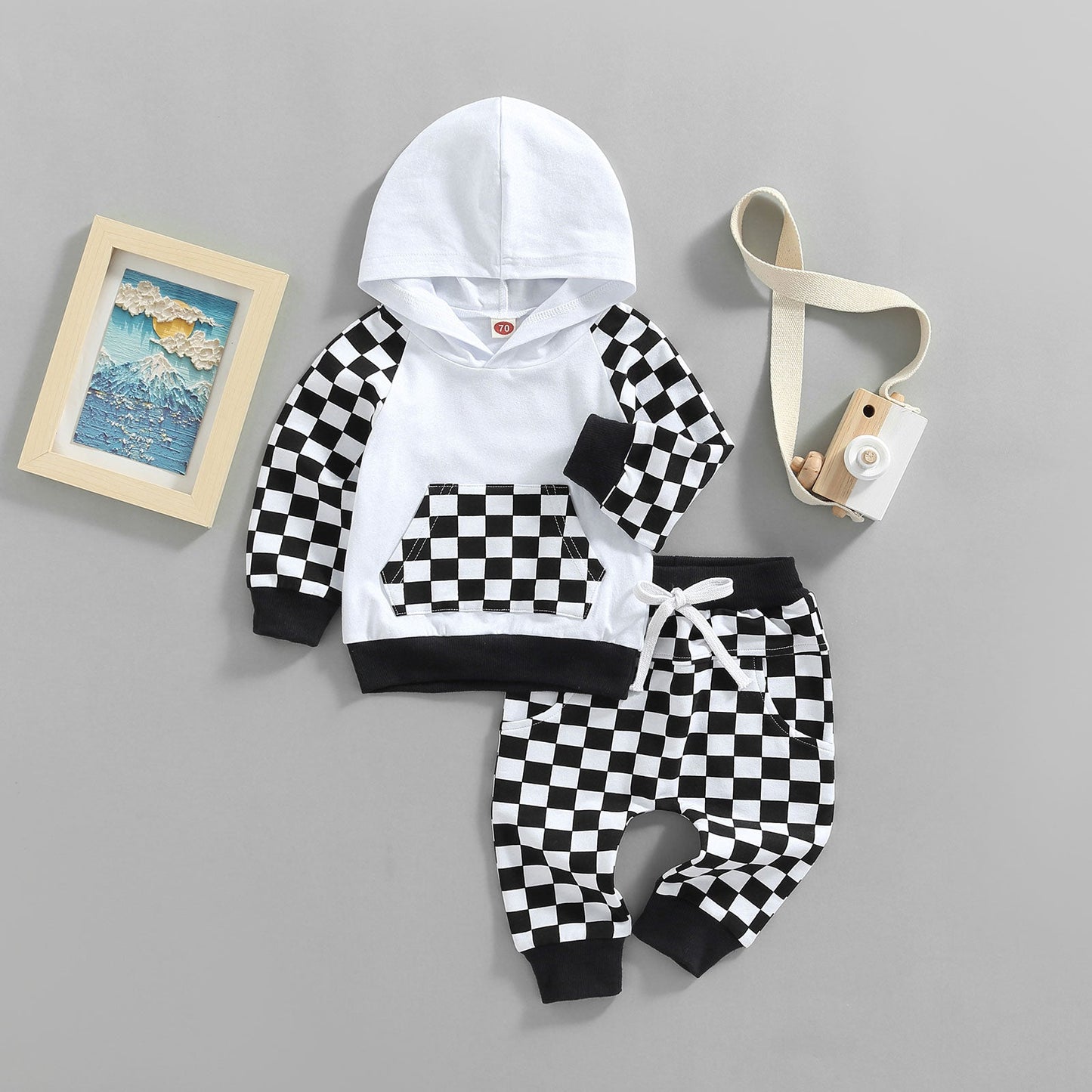 RACER Checkered Hoody Outfit