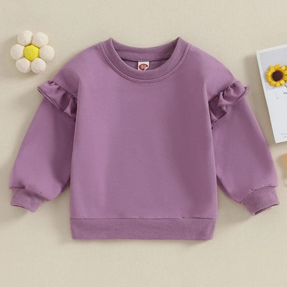 MAJA Ruffle Sweatshirt