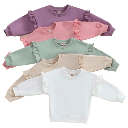 MAJA Ruffle Sweatshirt