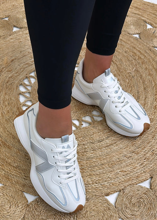 Trish Silver Side Trainers