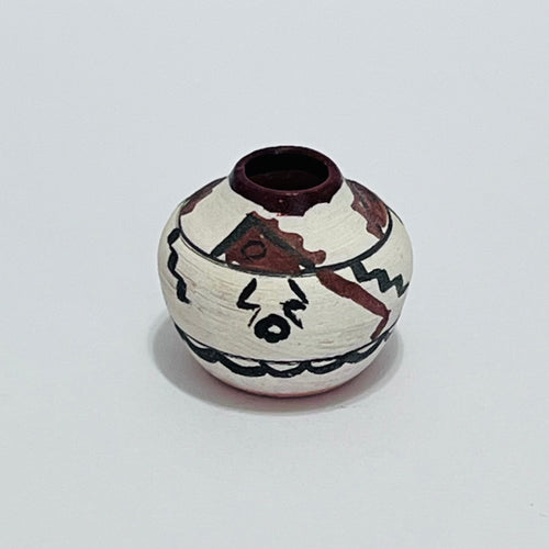 Native American Design Vase - 1/12 Scale Dollhouse Miniature