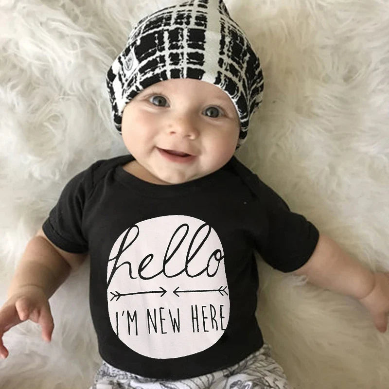 HI I'M NEW HERE Onesie