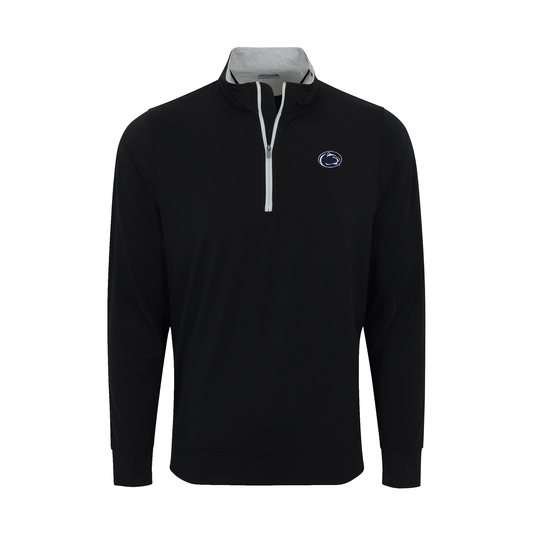 Penn State DriRelease® Performance Pullover Black with Light Grey Trim