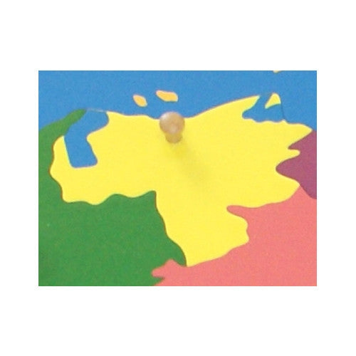 Venezuela - Puzzle Piece of South America (Wood Knob)