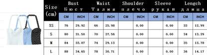 2026 Women New Fashion Suit Sexy Sleeveless Backless Polka Dot Halter Slim Short Top+Side Zipper Casual Short Skirts
