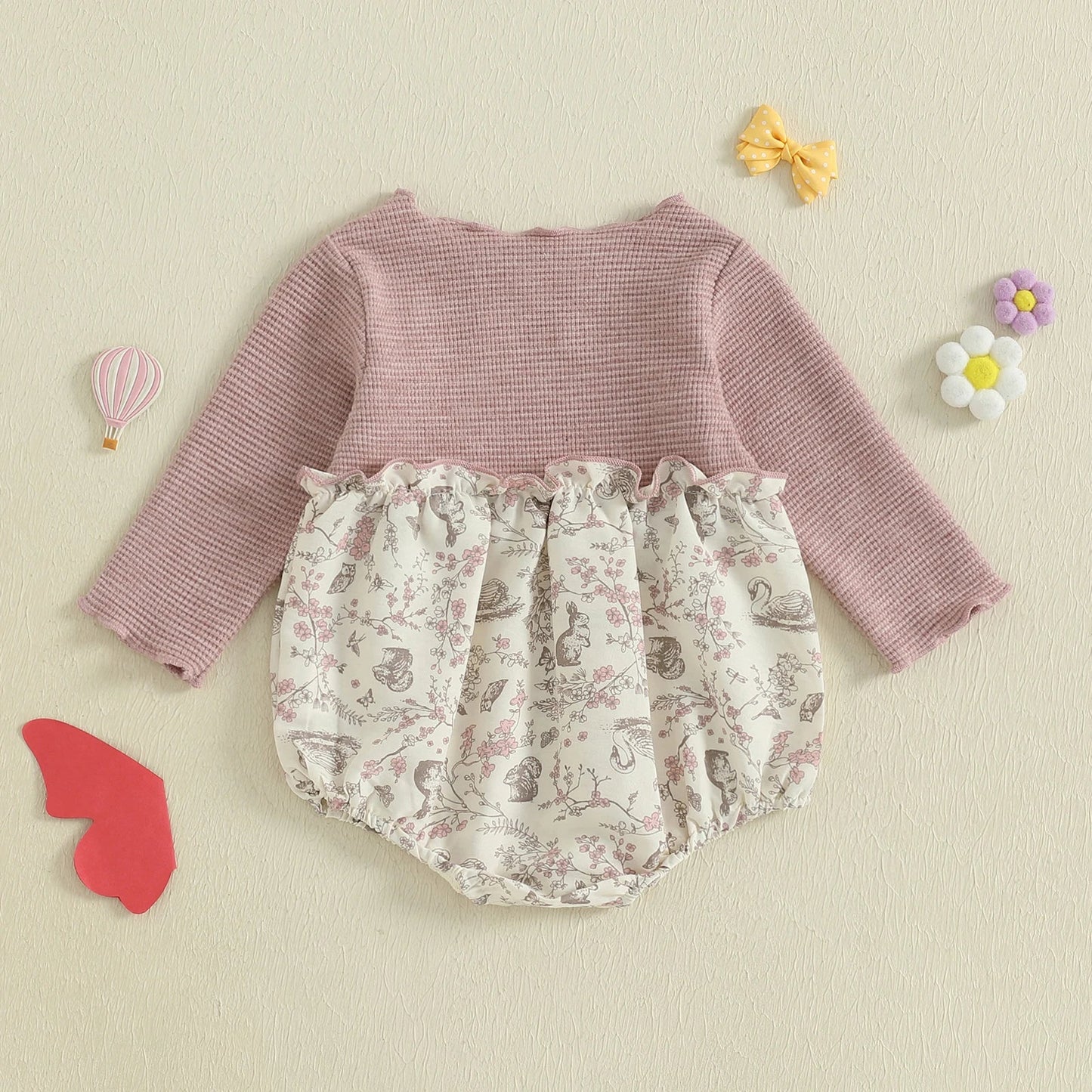 SPRING Kitted Top Romper