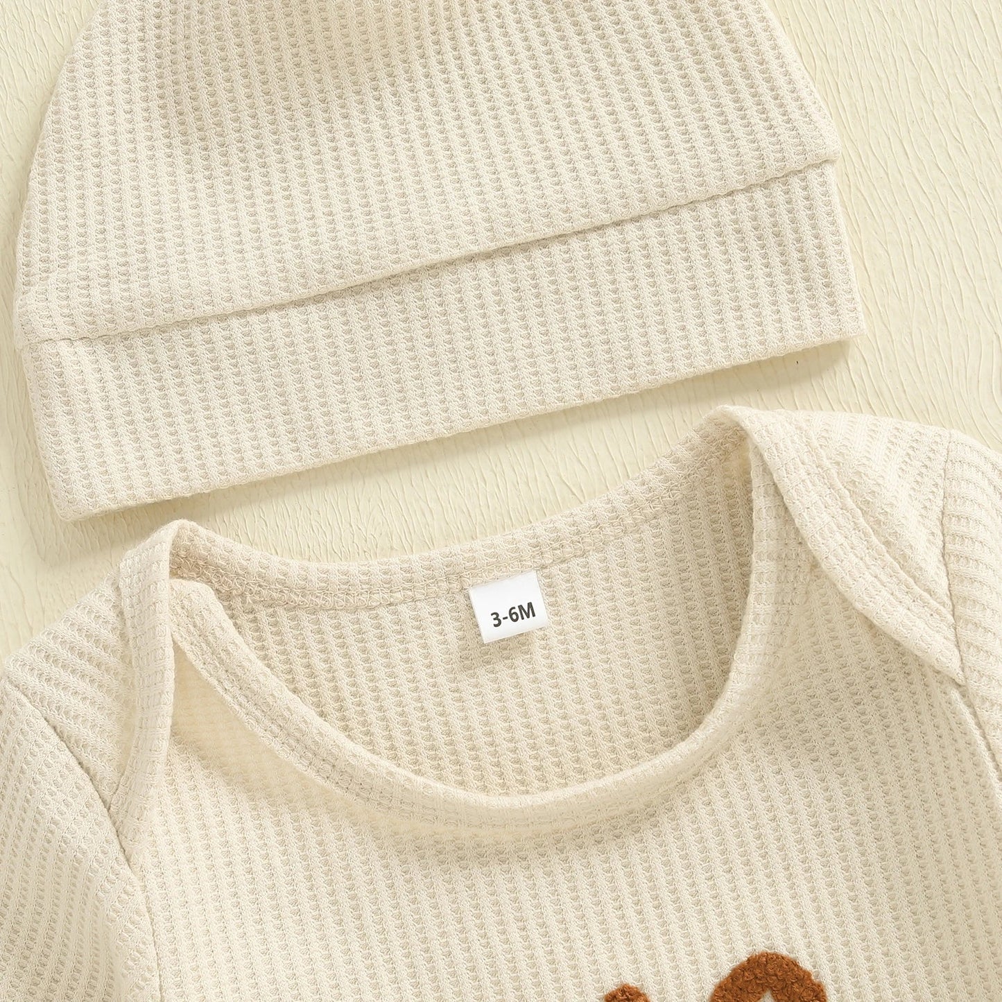 LITTLE BRO Waffle Knit Jumpsuit