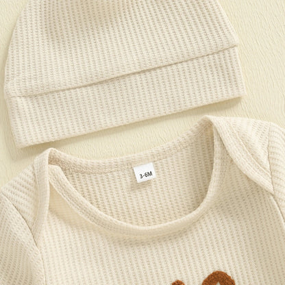 LITTLE BRO Waffle Knit Jumpsuit
