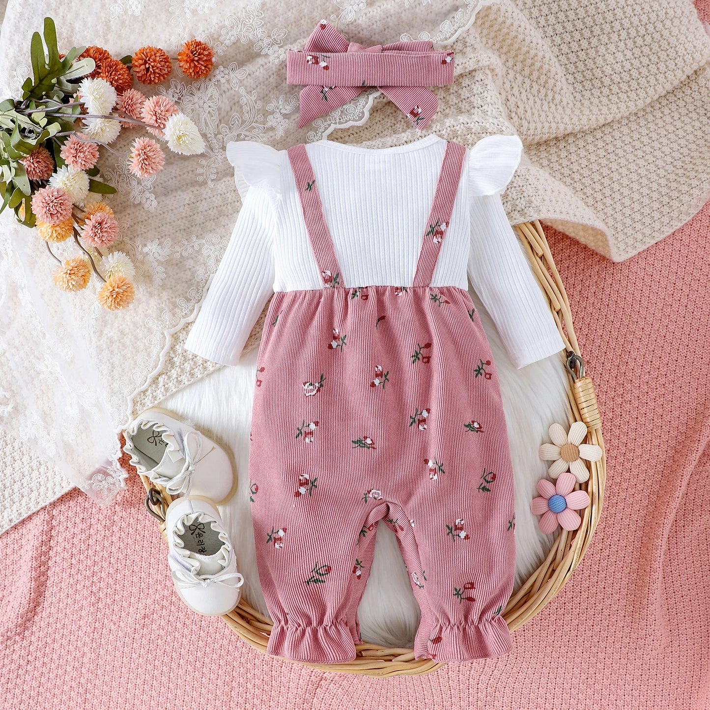 HARLOW Floral Bowtie Jumpsuit