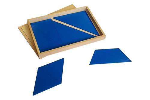 Constructive Triangles - Rectangular Box #2 (Blue)