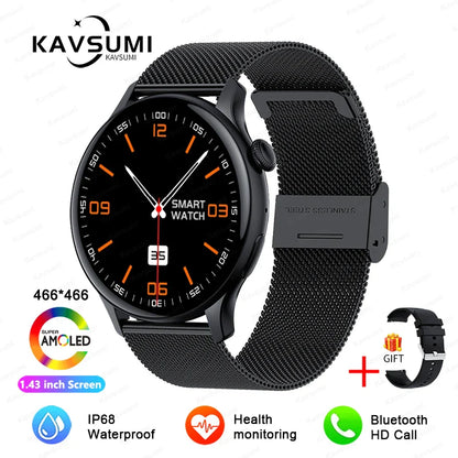 2026 NFC Smart Watch Amoled HD GPS Track Sports Heart Rate Bluetooth Call Waterproof Ladies Women Smartwatch For Women's Gift