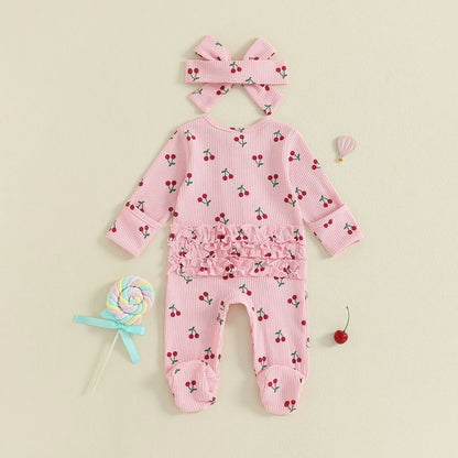 CHERRIES Ruffle Jumpsuit