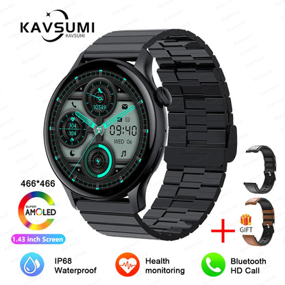 2026 NFC Smart Watch Amoled HD GPS Track Sports Heart Rate Bluetooth Call Waterproof Ladies Women Smartwatch For Women's Gift
