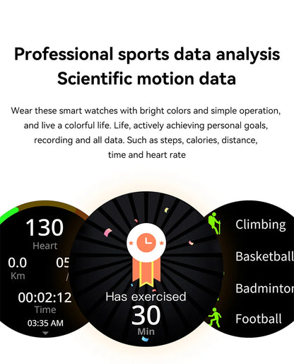 2026 NFC Smart Watch Amoled HD GPS Track Sports Heart Rate Bluetooth Call Waterproof Ladies Women Smartwatch For Women's Gift