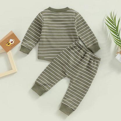 LUKE Striped Pocket Outfit