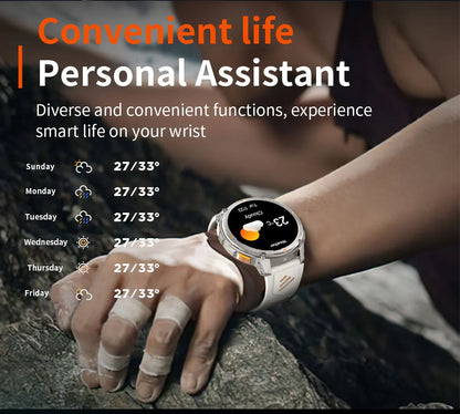 2026 New T-Rex3 Ultra 1100mAh Super Capacity Battery Adult Men Smart Watch 1.7" Large Screen Call 5ATM Waterproof Sports Watches