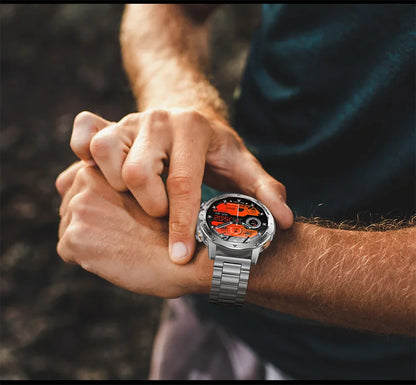 2026 Outdoor New 1000mAh Battery T-Rex 3 Military Grade Smart Watch Men IP69K Waterproof GPS HD Bluetooth Call 100+Sports Watch