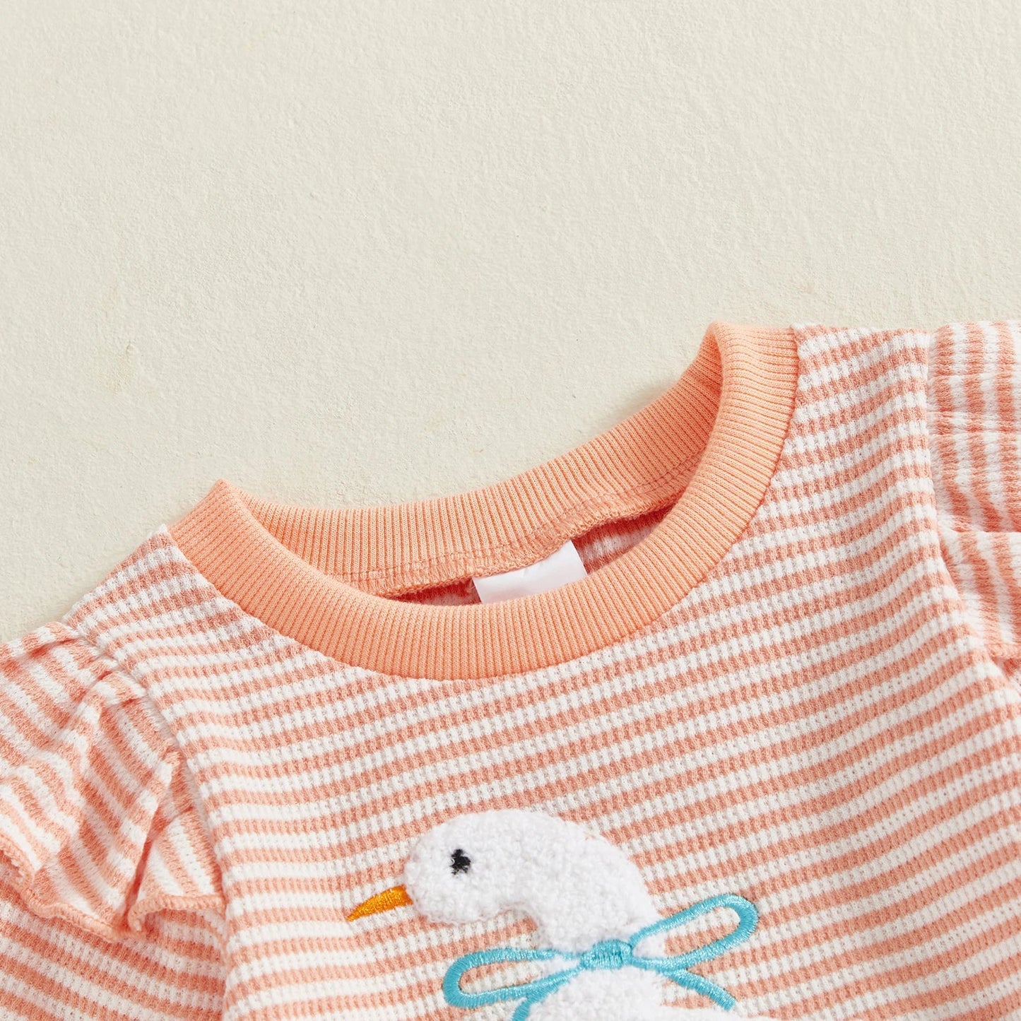 GOOSE Striped Ruffle Outfit
