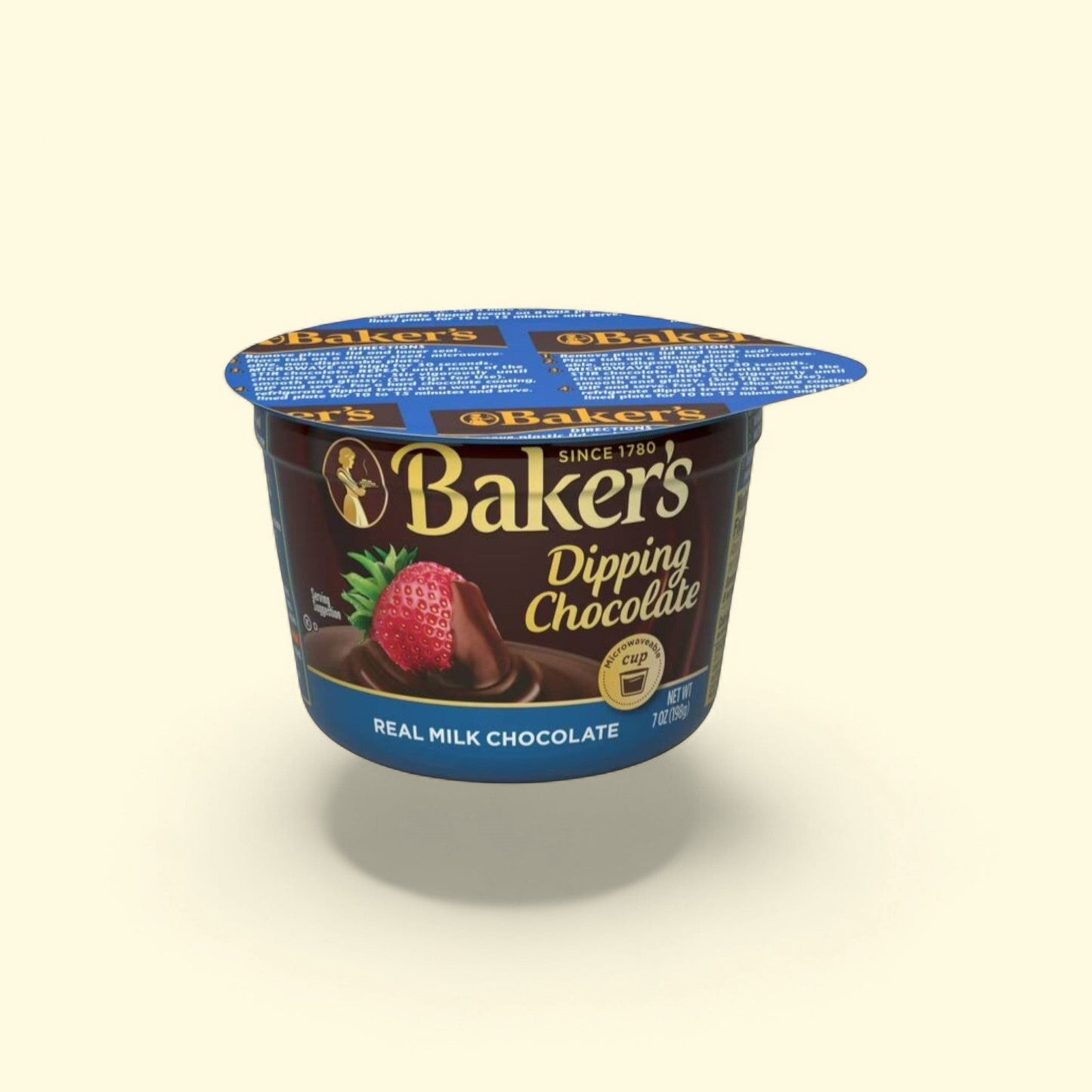 Baker's Real Milk Dipping Chocolate, 7 oz