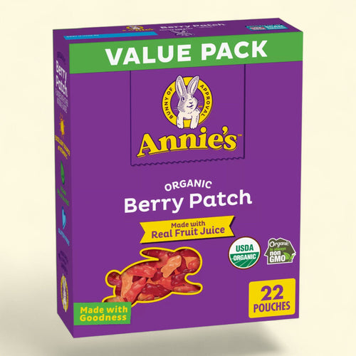 Annie's Organic Berry Patch Fruit Flavored Snacks, 15.4oz/22ct