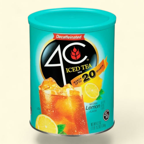 4C Decaf Iced Tea Mix, Lemon, 47.2 oz