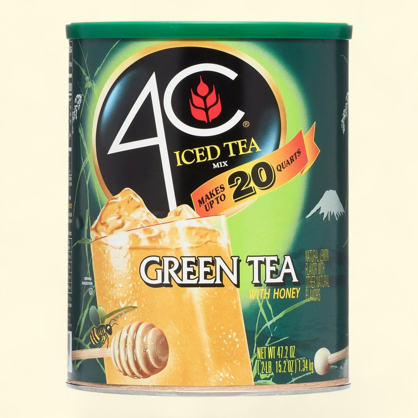 4C Green Tea Drink Mix, 47.2 Oz